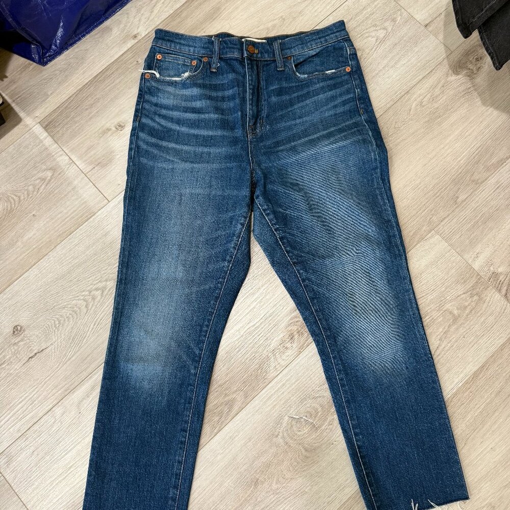 Madewell - high rise slim boyjean